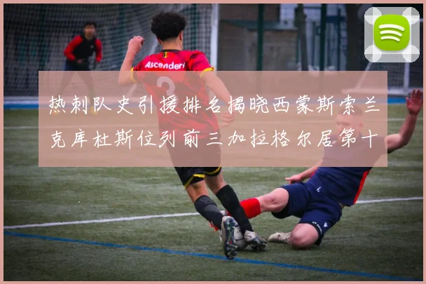 热刺队史引援排名揭晓西蒙斯索兰克库杜斯位列前三加拉格尔居第十一位
